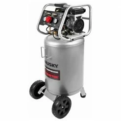 Husky 20 Gal. Vertical Electric-Powered Silent Air Compressor -Tools Sales husky portable air compressors 3332013 40 1000