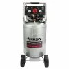 Husky 20 Gal. Vertical Electric-Powered Silent Air Compressor -Tools Sales husky portable air compressors 3332013 64 1000