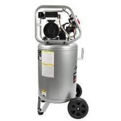 Husky 20 Gal. Vertical Electric-Powered Silent Air Compressor -Tools Sales husky portable air compressors 3332013 fa 1000