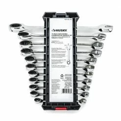 Husky Ratcheting Metric Combination Wrench Set (11-Piece) -Tools Sales husky ratcheting wrenches hrw11pcmm 02 1f 1000