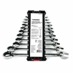 Husky Ratcheting SAE Combination Wrench Set (11-Piece) 14 Husky Ratcheting SAE Combination Wrench Set (11-Piece) -Tools Sales husky ratcheting wrenches hrw11pcsae 1f 1000