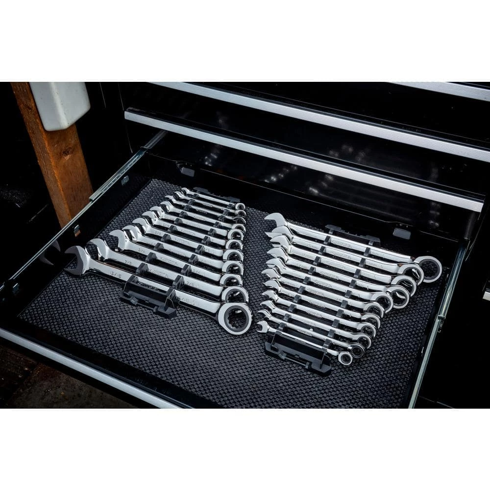 Husky Ratcheting SAE Combination Wrench Set (11-Piece) 9 Husky Ratcheting SAE Combination Wrench Set (11-Piece) - Image 7