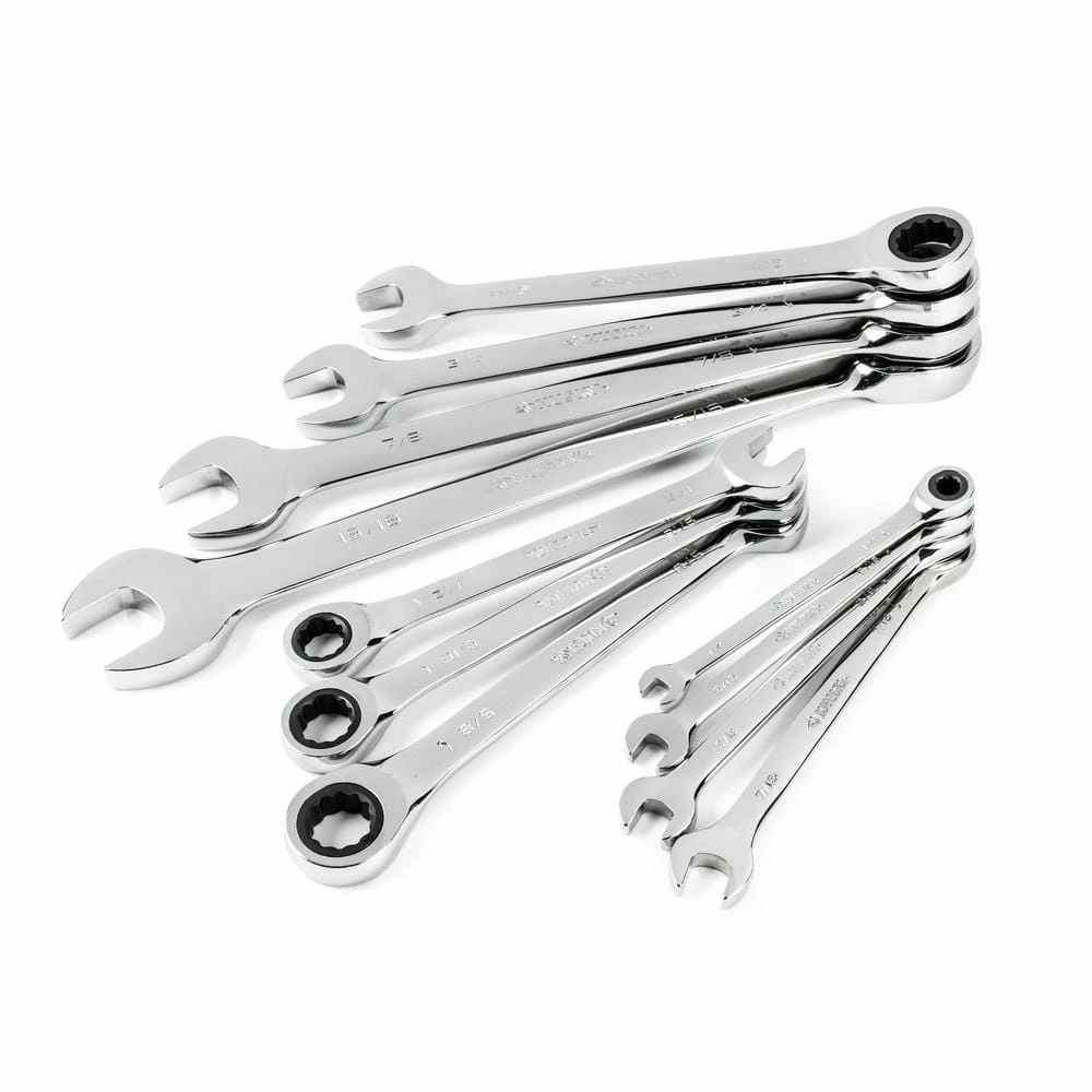 Husky Ratcheting SAE Combination Wrench Set (11-Piece) 3 Husky Ratcheting SAE Combination Wrench Set (11-Piece)