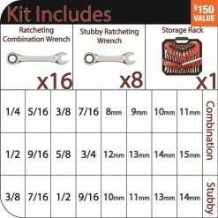 Husky SAE and Metric Ratcheting Wrench Set (24-Piece) 15 Husky SAE and Metric Ratcheting Wrench Set (24-Piece) -Tools Sales husky ratcheting wrenches hrw24pc 31 1000