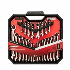 Husky SAE and Metric Ratcheting Wrench Set (24-Piece) 12 Husky SAE and Metric Ratcheting Wrench Set (24-Piece) -Tools Sales husky ratcheting wrenches hrw24pc 4f 1000