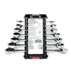 Husky Ratcheting SAE Combination Wrench Set (7-Piece) -Tools Sales husky ratcheting wrenches hrw7pcsaen 1f 1000