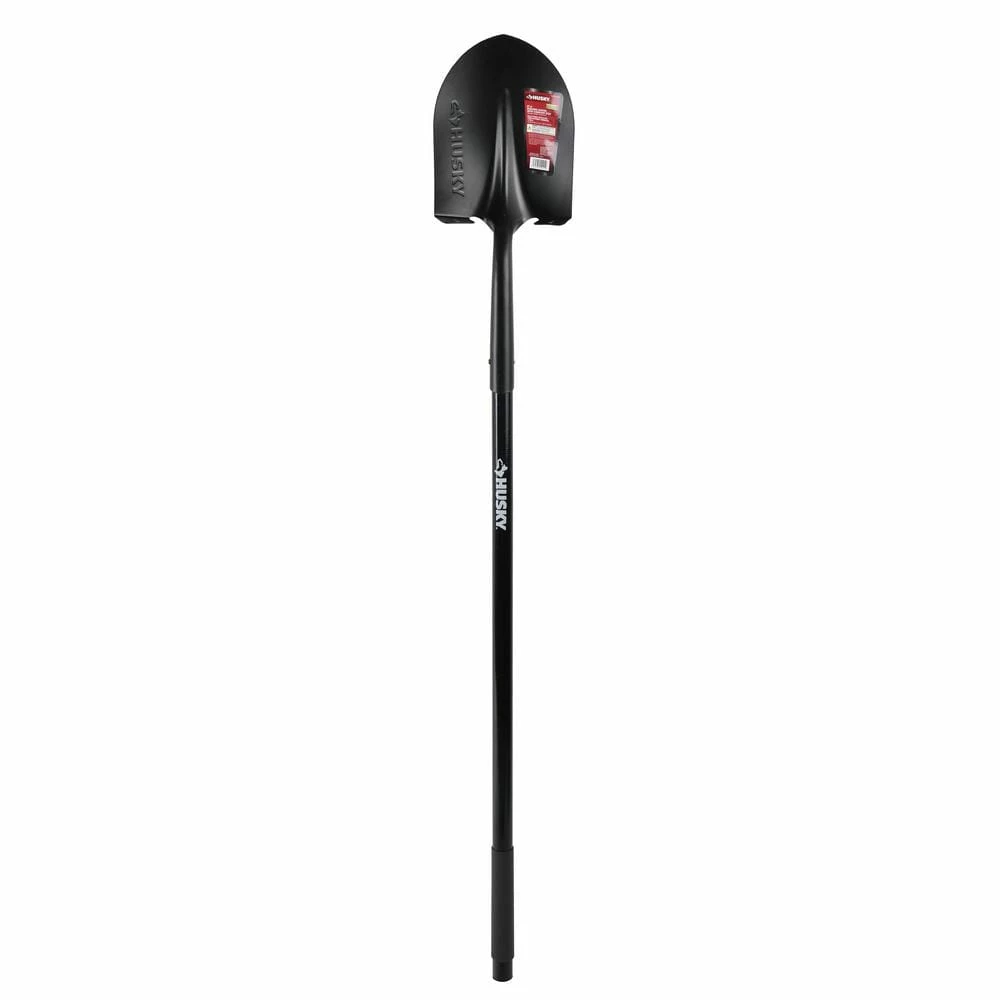 Husky 47 in. L Fiberglass Handle Steel Digging Shovel with Grip 3 Husky 47 in. L Fiberglass Handle Steel Digging Shovel with Grip