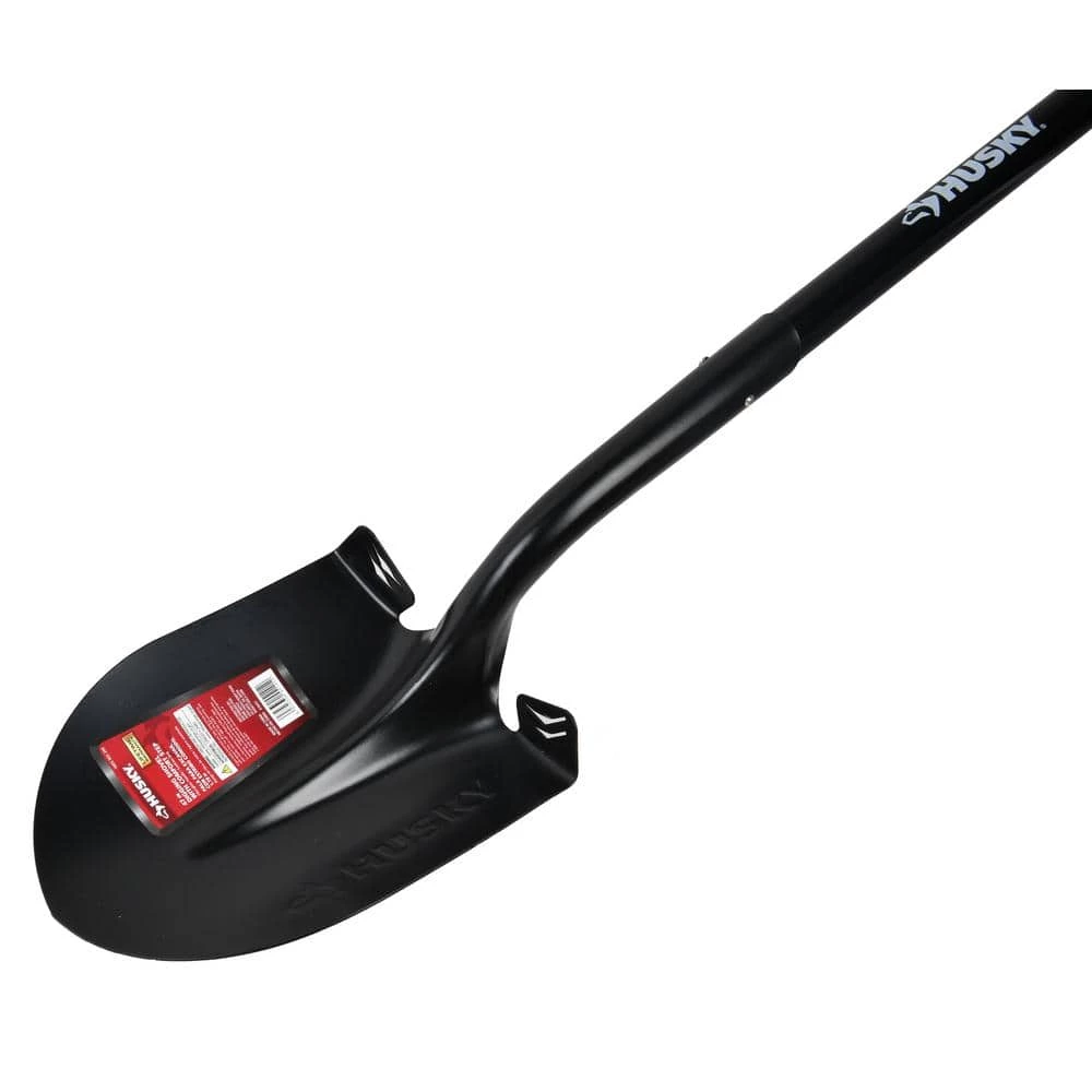 Husky 47 in. L Fiberglass Handle Steel Digging Shovel with Grip 4 Husky 47 in. L Fiberglass Handle Steel Digging Shovel with Grip - Image 2