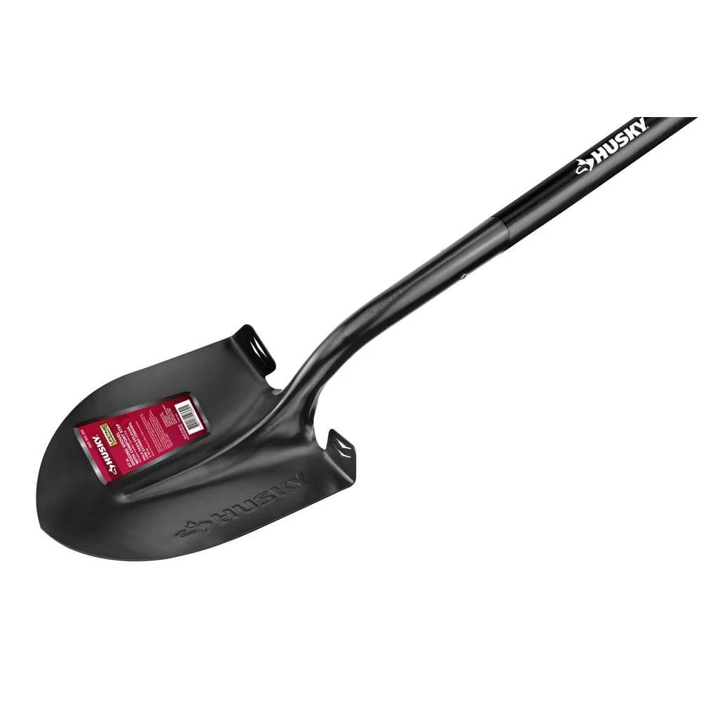 Husky 47 in. L Fiberglass Handle Carbon Steel Digging Shovel with Grip 4 Husky 47 in. L Fiberglass Handle Carbon Steel Digging Shovel with Grip - Image 2