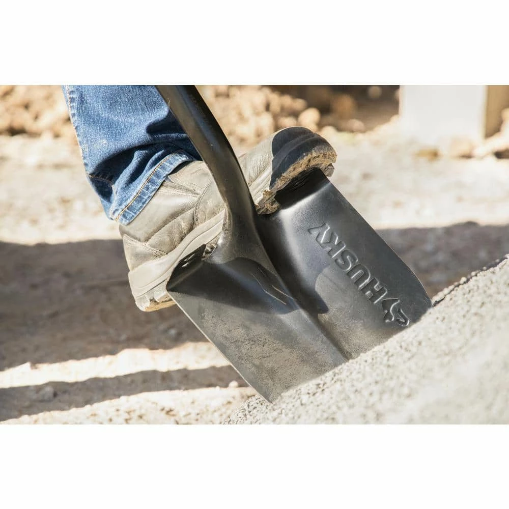 Husky 47 in. L Fiberglass Handle Carbon Steel Digging Shovel with Grip 8 Husky 47 in. L Fiberglass Handle Carbon Steel Digging Shovel with Grip - Image 6