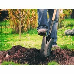 Husky 28 in. Wood Handle D-Grip Carbon Steel Drain Spade 12 Husky 28 in. Wood Handle D-Grip Carbon Steel Drain Spade -Tools Sales husky shovels 77444 944 44 1000