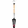 Husky 28 in. Wood Handle D-Grip Carbon Steel Drain Spade -Tools Sales husky shovels 77444 944 64 1000