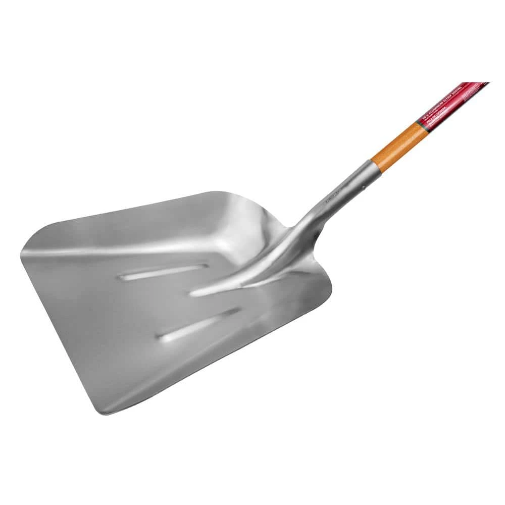 Husky 28 in. D-Grip Short Wood Handle Aluminum Scoop Shovel 4 Husky 28 in. D-Grip Short Wood Handle Aluminum Scoop Shovel - Image 2