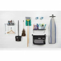 Husky 12 in. Utility Bag for Garage Slat Wall and Track Systems -Tools Sales husky slatwall panels 90249hwfb 40 1000