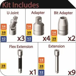 HUSKY Sales -Tools Sales husky socket extension sets haccy19pcrm e1 1000