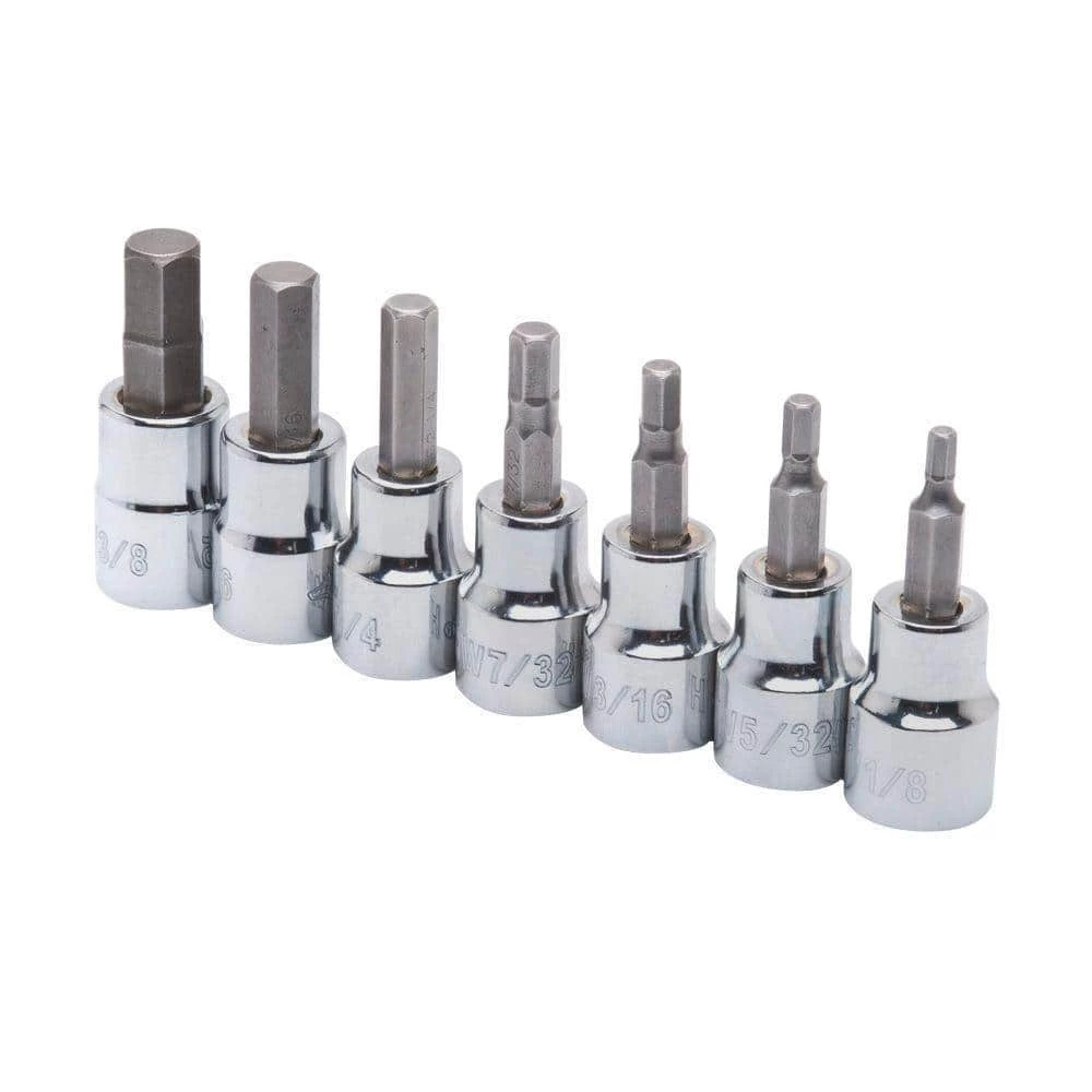 Husky 3/8 in. Drive SAE Hex Bit Socket Set (7-Piece) 3 Husky 3/8 in. Drive SAE Hex Bit Socket Set (7-Piece)