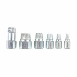Husky Pipe Nipple Extractor Set (6-Piece) -Tools Sales husky specialty plumbing tools 410 391 0111 1f 1000