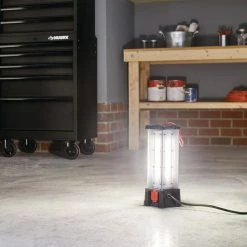 Husky 10,000-Lumen Area Utility LED Work Light -Tools Sales husky standing work lights k40190 1f 1000