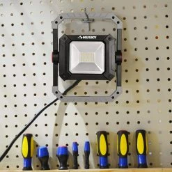 Husky 1000 Lumens LED Portable Work Light -Tools Sales husky standing work lights lg302c 10w1 31 1000