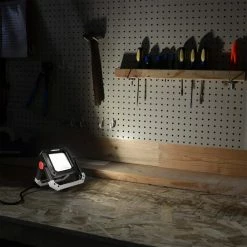 Husky 1000 Lumens LED Portable Work Light -Tools Sales husky standing work lights lg302c 10w1 44 1000