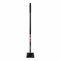 Husky 8 in. x 8 in. Steel Handle Tamper with Grip