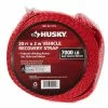 Husky 20 ft. Vehicle Recovery Strap -Tools Sales husky tow ropes cables chains 59924 64 1000