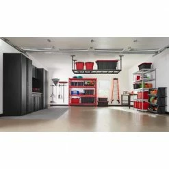 Husky Garage Wall Track Starter Kit (5-Piece) 11 Husky Garage Wall Track Starter Kit (5-Piece) -Tools Sales husky track systems 70233htsp 1d 1000