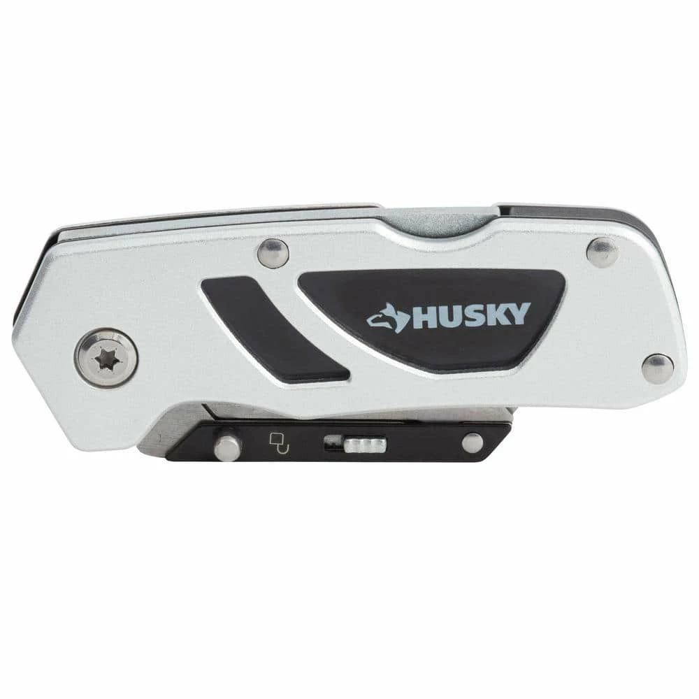 Husky Compact Folding LockBack Utility Knives 4 Husky Compact Folding LockBack Utility Knives - Image 2