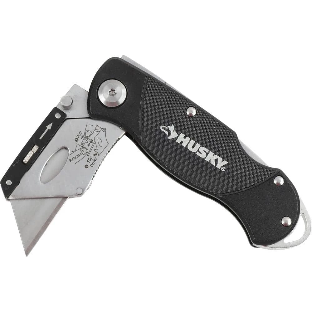 Husky Folding Lock-Back Utility Knife 5 Husky Folding Lock-Back Utility Knife - Image 3