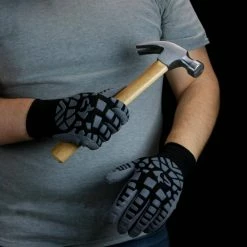 Husky Large Micro Armor Latex Foam Dipped Cut 1 -Tools Sales husky work gloves hk37131 lcc9 40 1000