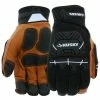Husky Large Grain Goatskin Leather Performance Impact Work Glove with Spandex Back -Tools Sales husky work gloves hk84015 lcc6 64 1000