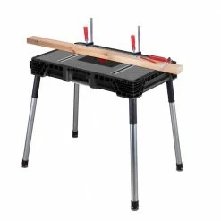 Husky 1.8 ft. x 3 ft. Portable Jobsite Workbench 19 Husky 1.8 ft. x 3 ft. Portable Jobsite Workbench -Tools Sales husky workbenches 224317 31 1000