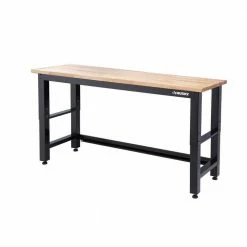 Husky 72 in. Solid Wood Work Surface for Ready-to-Assemble 6-ft. adjustable height workbench -Tools Sales husky workbenches g7200as us 40 1000