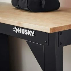 Husky 6 ft. Solid Wood Top Workbench in Black 15 Husky 6 ft. Solid Wood Top Workbench in Black -Tools Sales husky workbenches g7200s1 us 66 1000
