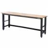 Husky 8 ft. Adjustable Height Solid Wood Top Workbench in Black for Ready to Assemble Steel Garage Storage System 1 Husky 8 ft. Adjustable Height Solid Wood Top Workbench in Black for Ready to Assemble Steel Garage Storage System -Tools Sales husky workbenches g9600 us1 64 1000