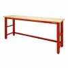 Husky 8 ft. Adjustable Height Solid Wood Top Workbench in Red for Ready to Assemble Steel Garage Storage System 2 Husky 8 ft. Adjustable Height Solid Wood Top Workbench in Red for Ready to Assemble Steel Garage Storage System -Tools Sales husky workbenches g9600r us1 64 1000