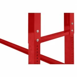 Husky 8 ft. Adjustable Height Solid Wood Top Workbench in Red for Ready to Assemble Steel Garage Storage System -Tools Sales husky workbenches g9600r us1 c3 1000