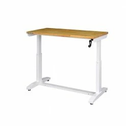 Husky 46 in. Adjustable Height Work Table in White -Tools Sales husky workbenches holt46xdbj2 1d 1000
