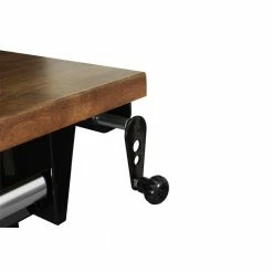 Husky 52 in.W x 24 in. D Steel 1-Drawer Adjustable Height Workbench with Dark Stained Wood Top in Gloss Black 20 Husky 52 in.W x 24 in. D Steel 1-Drawer Adjustable Height Workbench with Dark Stained Wood Top in Gloss Black -Tools Sales husky workbenches holt5201b11 66 1000