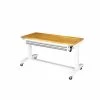 Husky 52 in. W x 24 in. D Steel 2-Drawer Adjustable Height Solid Wood Top Workbench Table in White -Tools Sales husky workbenches holt5202bj2 64 1000