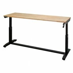 Husky 72 in. Adjustable Height Work Table -Tools Sales husky workbenches holt72xdb11 1d 1000
