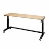 Husky 72 in. Adjustable Height Work Table -Tools Sales husky workbenches holt72xdb11 64 1000