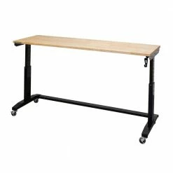 Husky 72 in. Adjustable Height Work Table -Tools Sales husky workbenches holt72xdb11 c3 1000