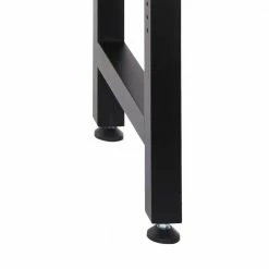 Husky 6 ft. Adjustable Height Solid Wood Top Workbench in Black for Heavy Duty Welded Steel Garage Storage System -Tools Sales husky workbenches htc1000004 1f 1000