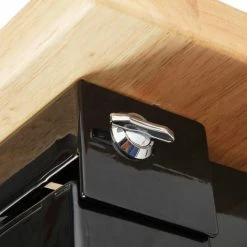 Husky 6 ft. Folding Adjustable Height Solid Wood Top Workbench in Black -Tools Sales husky workbenches wsh72fwb 66 1000