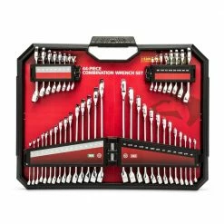 Husky SAE and Metric Combination Wrench Set with Tray (44-Piece) -Tools Sales husky wrench sets hcw44pcsmtray 40 1000