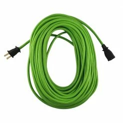 Husky 50 ft. 16/2 Indoor/Outdoor Extension Cord, Green -Tools Sales lime green husky general purpose cords hw16250hlg 1f 1000