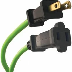 Husky 50 ft. 16/2 Indoor/Outdoor Extension Cord, Green -Tools Sales lime green husky general purpose cords hw16250hlg 44 1000