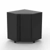 Husky Regular Duty Welded 24-Gauge Steel Corner Garage Base Cabinet in Black (28 in. W x 33.5 in. H x 28 in. D) -Tools Sales matte black powder coating husky free standing cabinets g2801cb us 64 1000