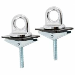 Husky Chrome Toggle Anchor Point (2-Pack) -Tools Sales metallics husky tie down hardware accessories 55648 1f 1000